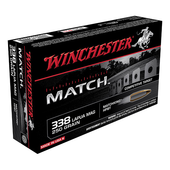 WIN 338LAP 250GR MATCH SIERRA MATCHKING BTHP 20 - Ammunition